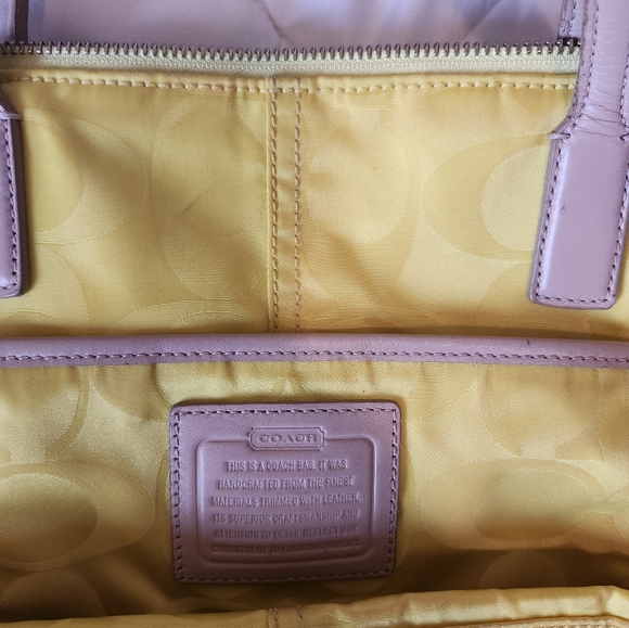 Yellow Coach Purse - Picture 7 of 16